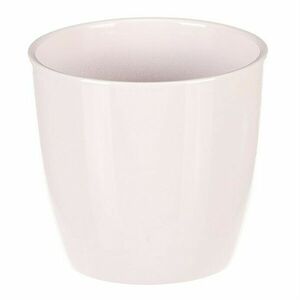 Kerámia virágtartó Terakota, átmérő 12 cm, fehér kép