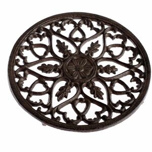 Öntöttvas edényalátét Mandalle fekete, átmérő 19cm kép