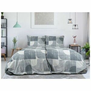 B.E.S. Petrovice Nordic Grey flanel ágyneműhuzat, 140 x 200 cm, 70 x 90 cm kép