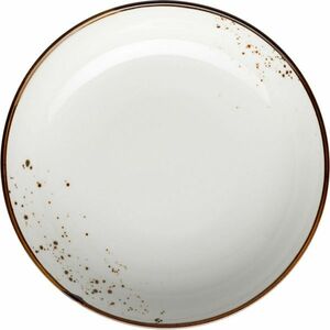 Mäser Mély tányér Pintar White barna pöttyök 21 cm kép