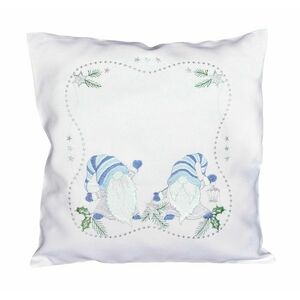 Karácsonyi párnahuzat Skřítek kék, 40 x 40 cm kép