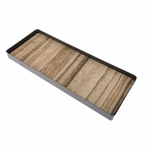 Fém tálca fa aljjal Dienen, 40 x 13 cm kép