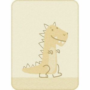 s.Oliver Junior takaró szürke/fehér/sárga, 75 x100 cm kép