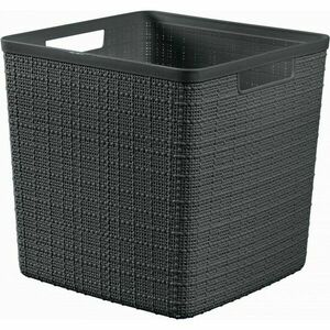 Curver Juta kocka kosár, sötétszürke kép