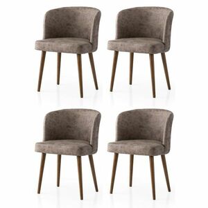 Zen Mink and Black étkezőszékek szett, 4 db kép