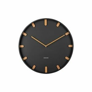 Karlsson 5942BK design falióra 40 cm, fekete kép