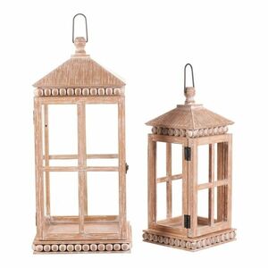 Almonte fa lámpás készlet 2 dbfehér-barna kép