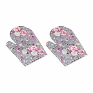 Bellatex Adéla Virág edényfogó rózsaszín rózsa, 28 x 18 cm, 2 db kép