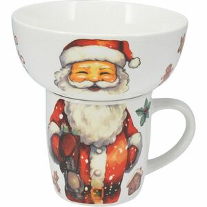 Santa reggeliző szett, 2 db, porcelán kép