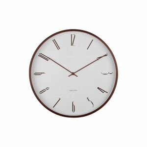 Karlsson 6014WH design falióra, fehér, átmérő: 40cm kép