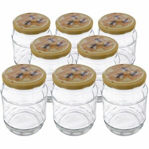 Orion mézes üveg 0, 72 l-es befőttesüveg-készlet, 8 db, fedővel kép