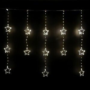 Stars kültéri fényfüggöny , 120x120 cm, LEDmeleg fehér, időzítő, 8 funkció, 120 cm kép