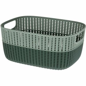 Duo műanyag kosár, zöld, 38 x 28, 5 x 17, 1 cm kép