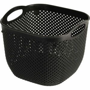 Műanyag kosár Ratan 19 x 23 x 23 cm, fekete kép