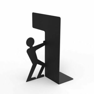 Adam könyvtámasz, fekete kép