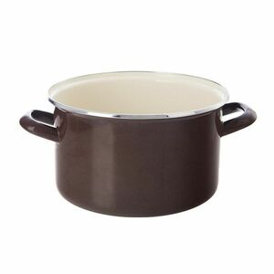 Orion Smaltált fazék szegéllyel, barna, 3 l, 3 l kép
