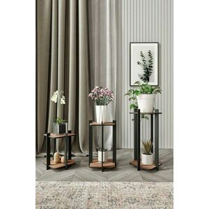 Virágállvány Flower Desk Square - Walnut kép