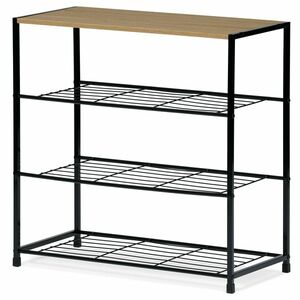 GD-414 OAK Leik, 4 polcos cipőtartó, 63 x 30 x 63, 5 cm, 4 emelet kép