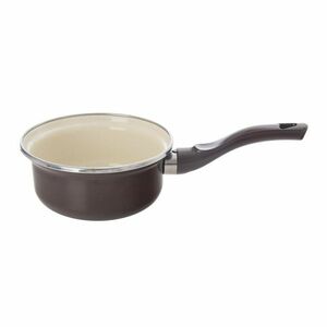 Orion Smaltált serpenyő szegéllyel, barna, átmérő14 cm, 14 cm átmérőjű kép