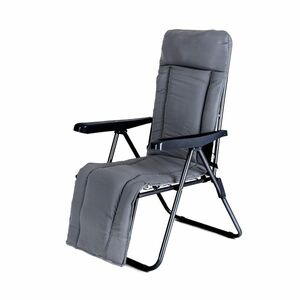 Happy Green Manilla összecsukható kerti szék 74 x 57 x 106 cm, szürke kép