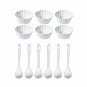 Wave porcelántál készlet, 12 darabos kép