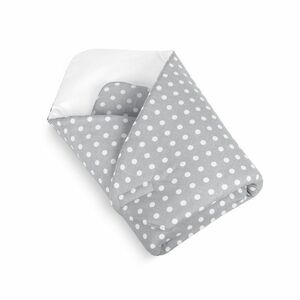 Bellatex Gyermek takaró Puntíky szürke, 75 x 75 cm kép