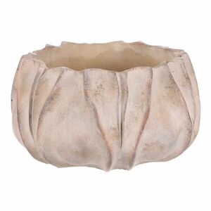 Beton virágcserép burkolat M, szürke, 25 x 14 cm, 25 cm kép