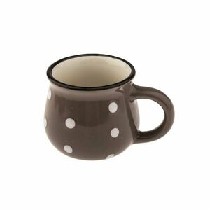 Dots kerámia bögre 75 ml, szürke , 75 ml kép
