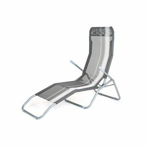 Happy Green Strandliege anthrazit, 142 x 60 x 96cm kép