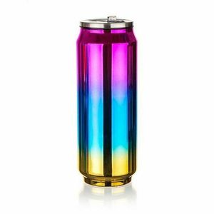 Banquet BE COOL termosz 430 ml, rózsaszín-kék-arany kép