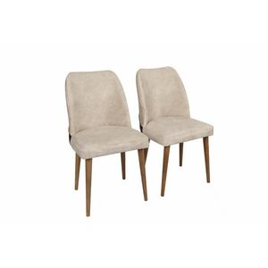 Nova Cream and Walnut étkezőszék szett, 2 db, 2 db kép