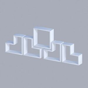 Elitra White polc, 5 db kép