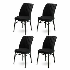 Flex Black and Black étkezőszék szett, 4 db kép