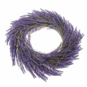 Levendula művirág koszorú, átmérő 65 cm kép