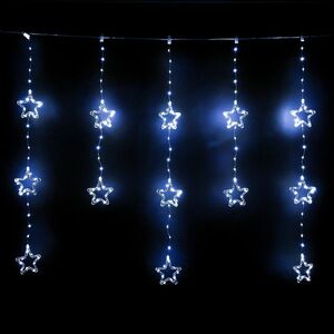 Stars kültéri fényfüggöny, 120x120 cm, LED, hideg fehér, időzítő, 8 funkció, 120 cm kép