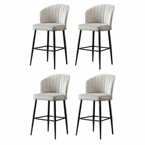 Rubi Cream and Black bárszék szett, 4 db, 4 db kép