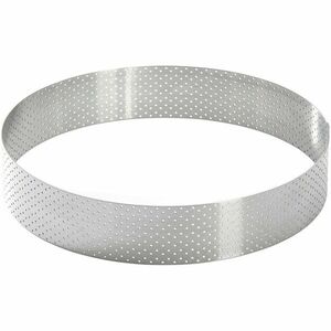De Buyer 3098.07 perforált torta kerek keret 18, 5 cm, rozsdamentes acél, 18, 5 cm kép