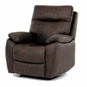 Elektromos fotel vezeték nélküli vezérléssel, vintage, barna kép