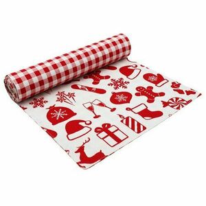 Ajándékok asztali futó piros, 33 x 130 cm kép