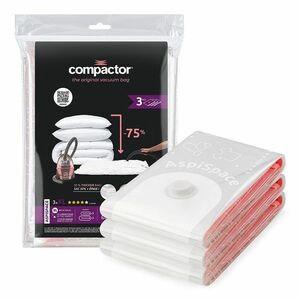 Compactor Aspispace utazó vákuumzsák szett XL 140 l, 80 x 130 cm, 3 db, 3 db kép