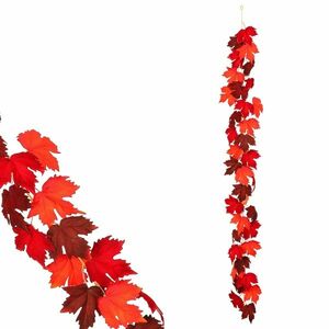 Őszi műfüzér Juhar sötétvörös, 170 cm kép