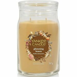 Yankee Candle Illatos gyertya, nagy Signature Glistening Leaves, 567 g, L kép