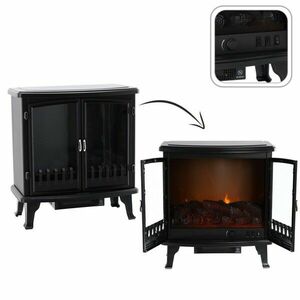 Elektromos kandalló - lángimitáció 63, 5 x 35 x 70 cm, 900/1800 W kép