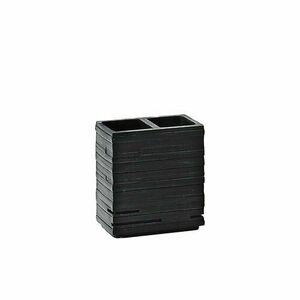 GEDY QU9814 Quadrotto álló fogkefetartó, fekete kép