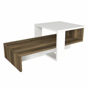 Chain White and Walnut dohányzóasztal kép