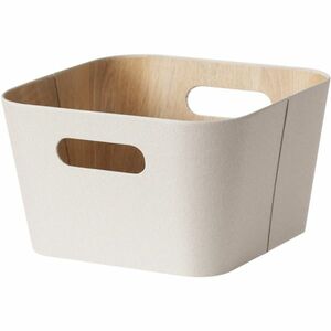 Kitchisimo 2 db tároló kosár szett 27 × 27 × 16cm, krém színű, M kép