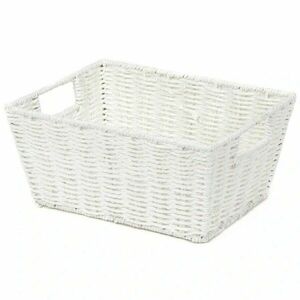Compactor ETNA kézzel kötött kosár, 31 x 24x 14 cm, fehér kép