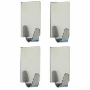 Wenko Shiny öntapadó kampó szett rozsdamentes acél, 4 db kép