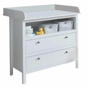 OLJE 2S pelenkázóasztallal ellátott komód, fehér kép