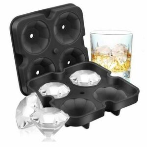 Gyémánt Szilikon jégforma kép